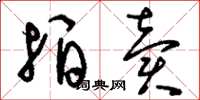 刘少英拍卖草书怎么写