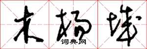 刘少英木杨城草书怎么写