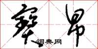 刘少英宝帛草书怎么写