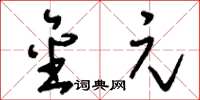 刘少英金元草书怎么写
