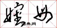 刘少英婶母草书怎么写
