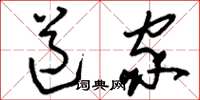 刘少英道家草书怎么写