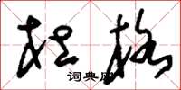 刘少英杜格草书怎么写
