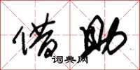 朱锡荣借助草书怎么写
