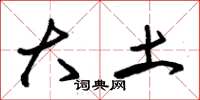 朱锡荣大土草书怎么写
