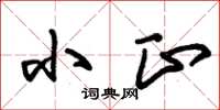 朱锡荣小正草书怎么写