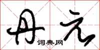 朱锡荣丹元草书怎么写