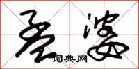朱锡荣孟婆草书怎么写