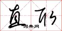 朱锡荣直取草书怎么写