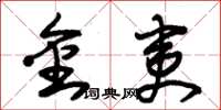 朱锡荣金夷草书怎么写