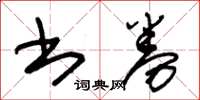 朱锡荣书券草书怎么写