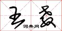 朱锡荣王教草书怎么写