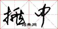 朱锡荣挑中草书怎么写