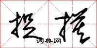 朱锡荣捉摸草书怎么写