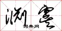 朱锡荣渊虞草书怎么写