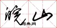 朱锡荣皖山草书怎么写