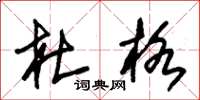 朱锡荣杜格草书怎么写
