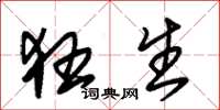朱锡荣狂生草书怎么写