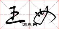 曾庆福王母草书怎么写
