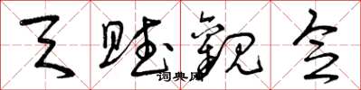 曾庆福天赋观念草书怎么写