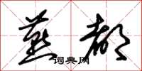 朱锡荣燕都草书怎么写