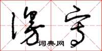 曾庆福漫写草书怎么写