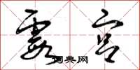 曾庆福霞宫草书怎么写