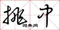 曾庆福挑中草书怎么写