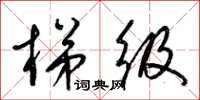 梁锦英梯级草书怎么写