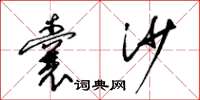 梁锦英囊沙草书怎么写