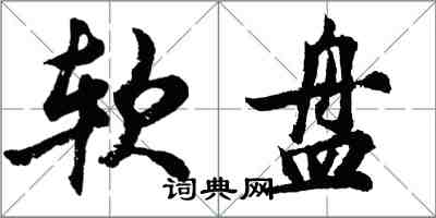胡问遂软盘行书怎么写
