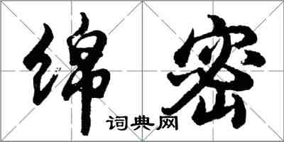 胡问遂绵密行书怎么写