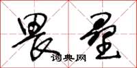 王冬龄畏垒草书怎么写
