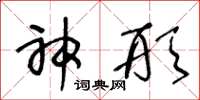 王冬龄神形草书怎么写