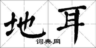 翁闿运地耳楷书怎么写