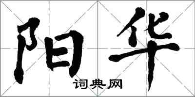 翁闿运阳华楷书怎么写