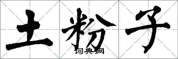 翁闿运土粉子楷书怎么写