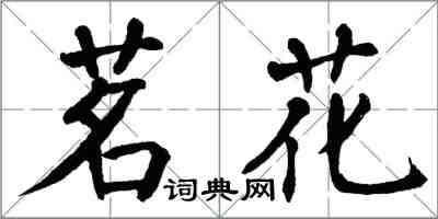 翁闿运茗花楷书怎么写