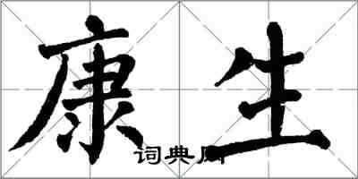 翁闿运康生楷书怎么写