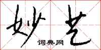 钱沛云妙艺行书怎么写