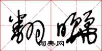 王冬龄翻晒草书怎么写
