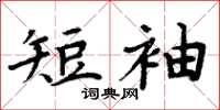 周炳元短袖楷书怎么写