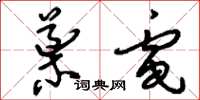 刘少英导电草书怎么写