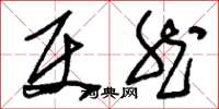 刘少英使然草书怎么写
