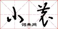 刘少英小农草书怎么写