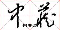 刘少英中藏草书怎么写