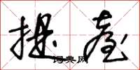 王冬龄提台草书怎么写