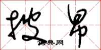 刘少英披帛草书怎么写