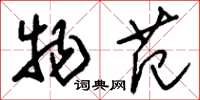 刘少英物范草书怎么写