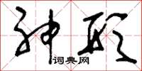 刘少英神形草书怎么写